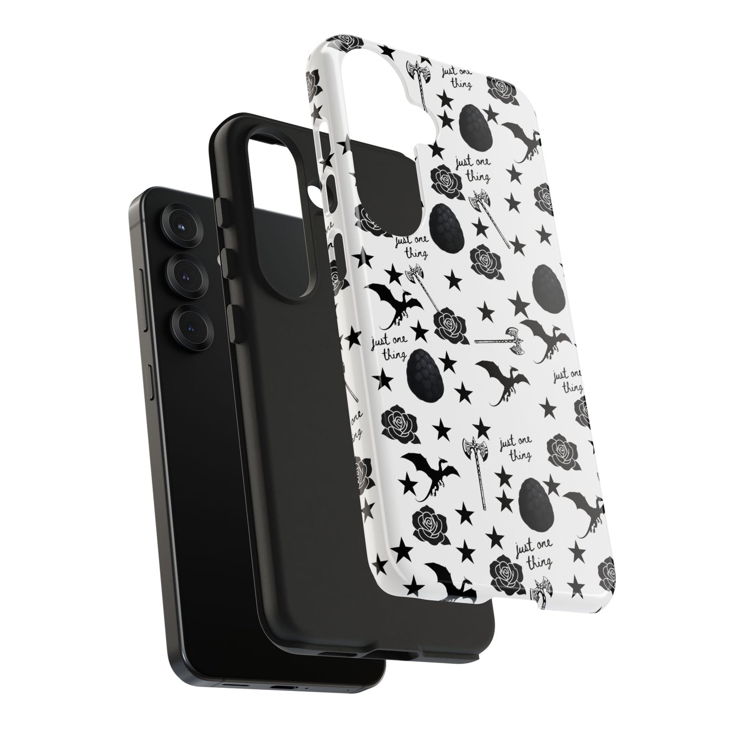 Just One Thing White Tough Phone Cases