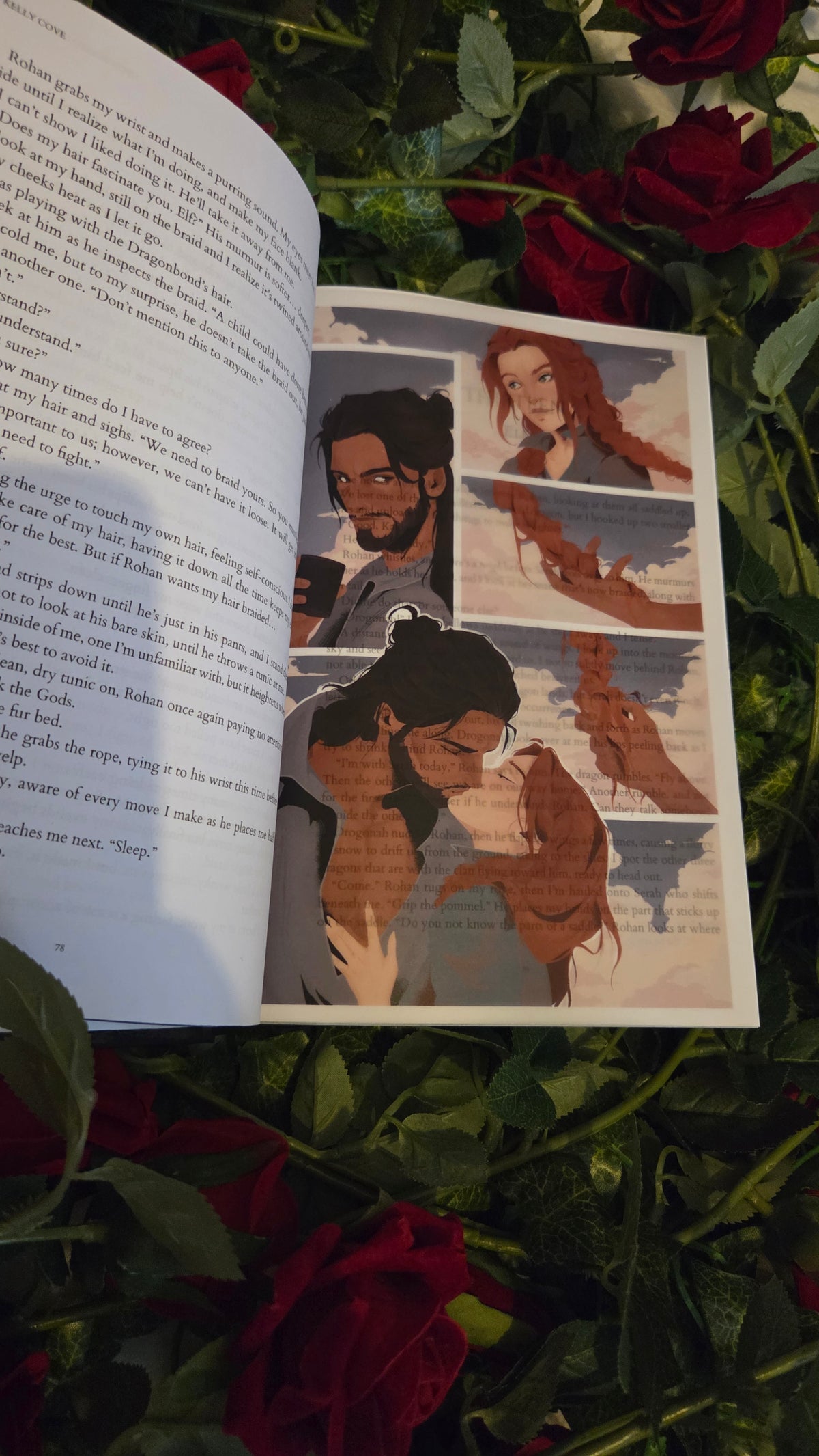 Hardcover Overlay - Rohan and Elf kiss