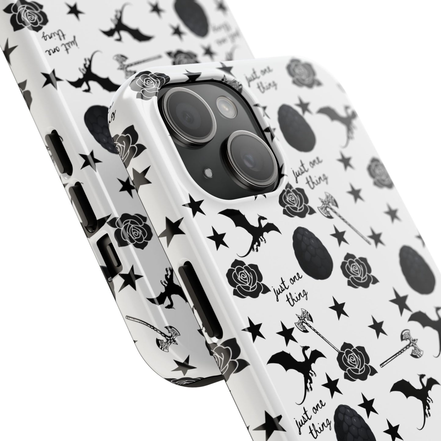 Just One Thing White Tough Phone Cases