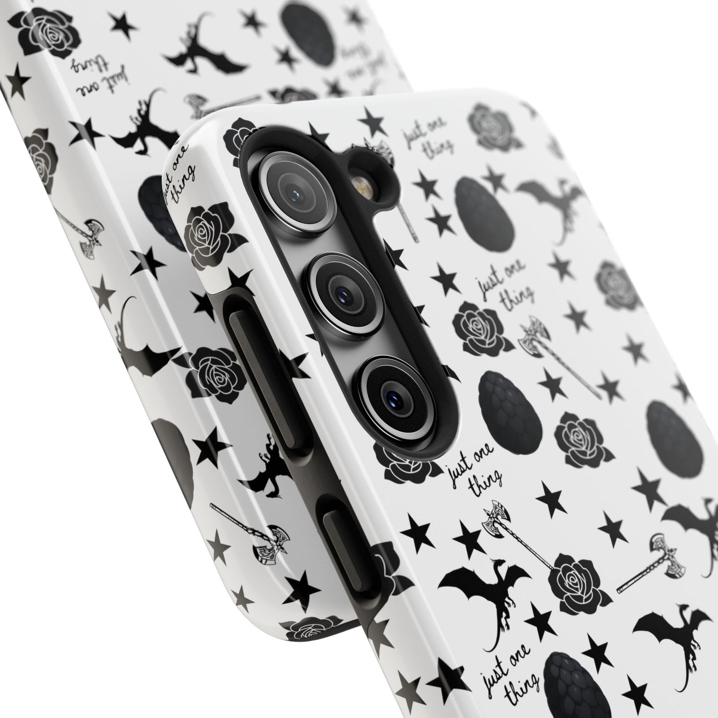 Just One Thing White Tough Phone Cases