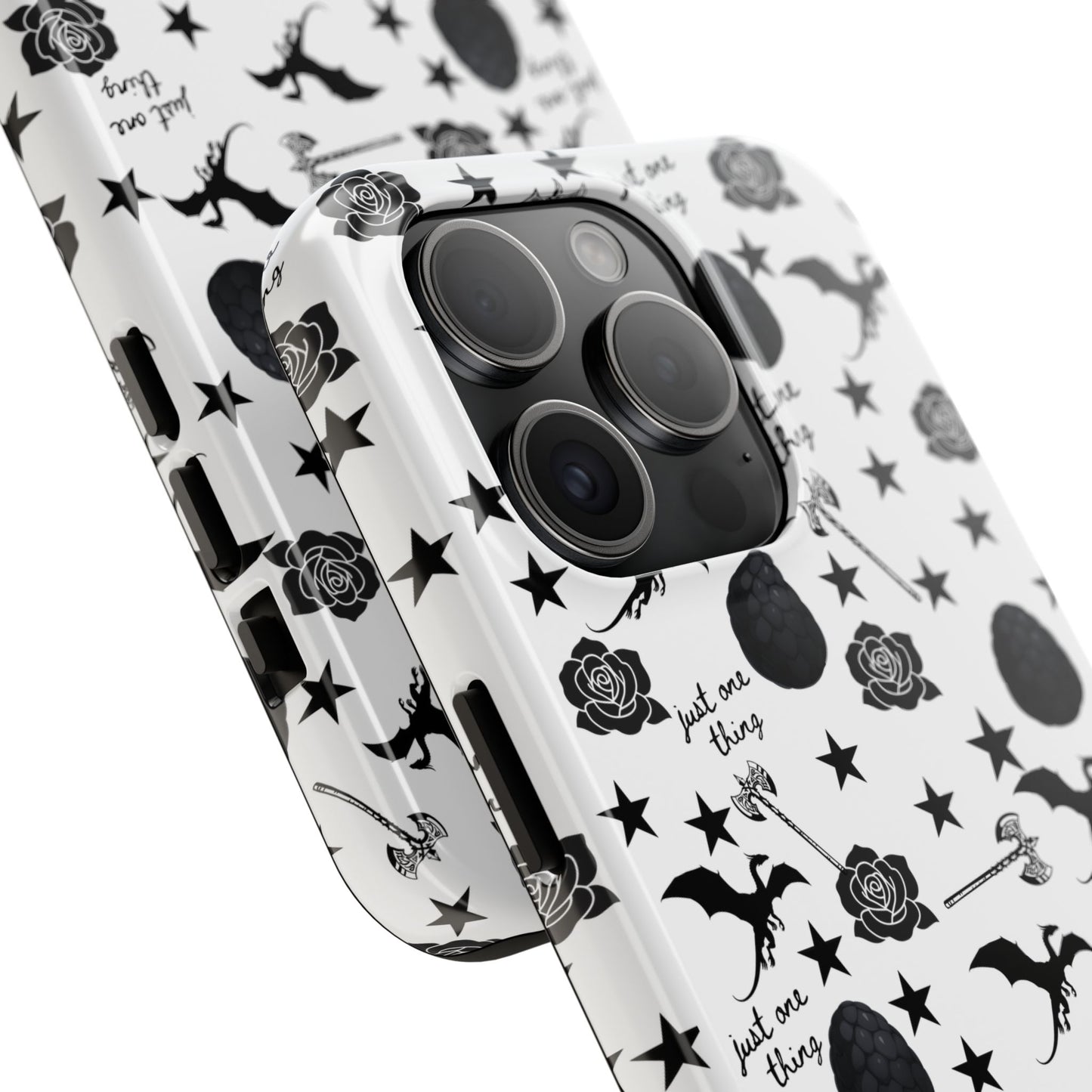 Just One Thing White Tough Phone Cases