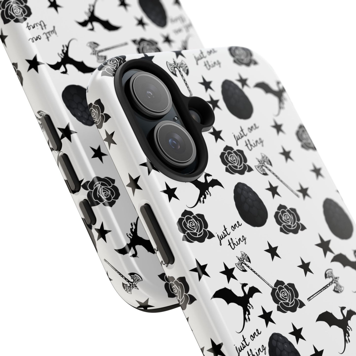 Just One Thing White Tough Phone Cases