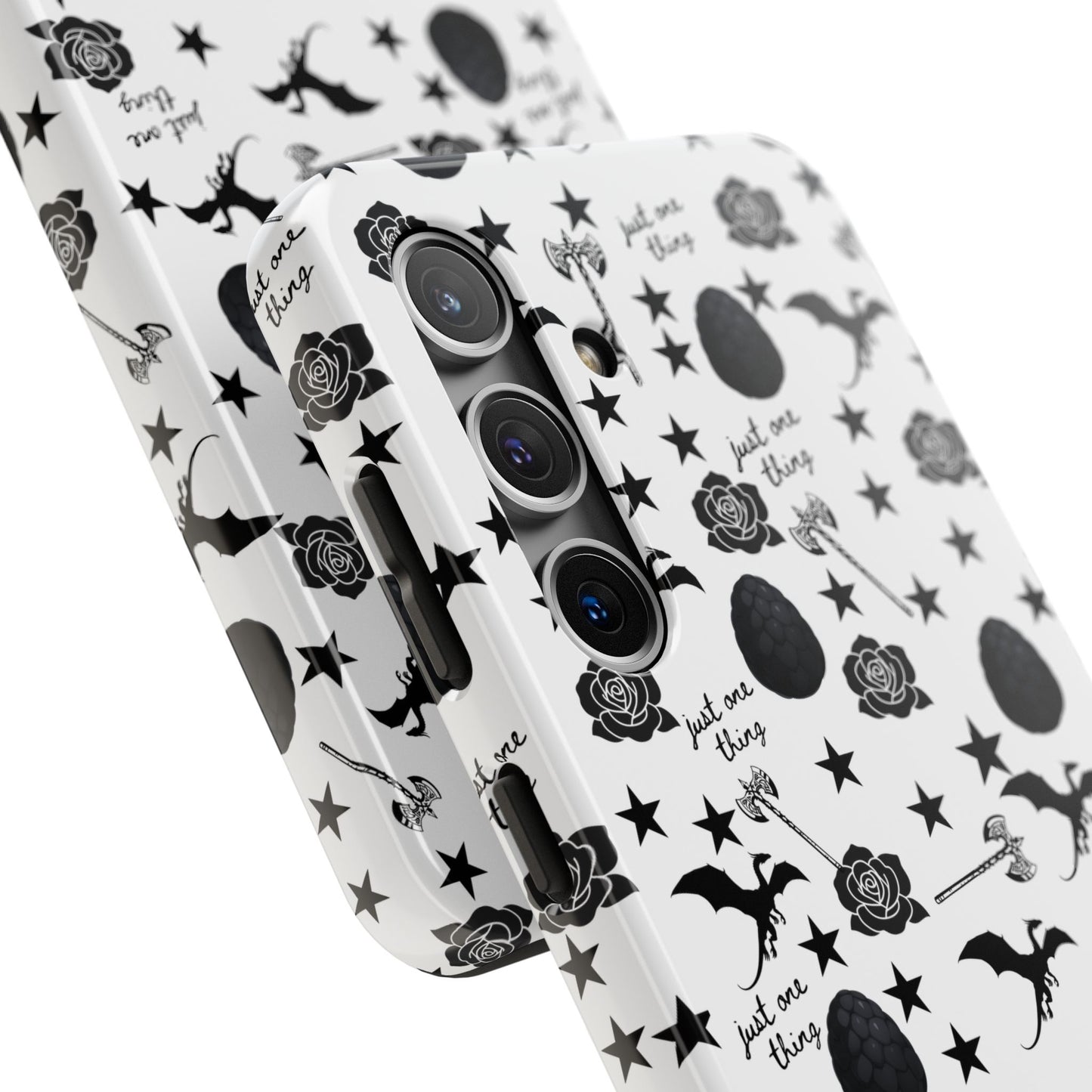 Just One Thing White Tough Phone Cases