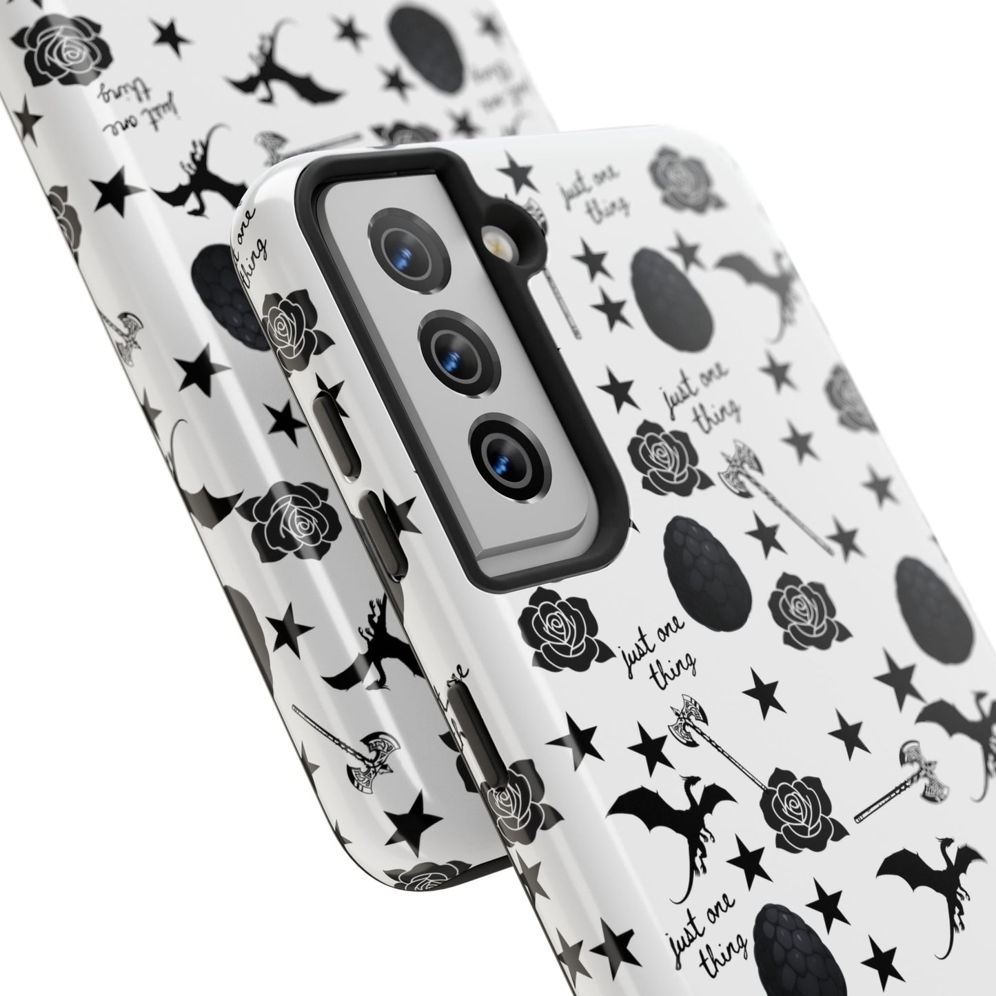 Just One Thing White Tough Phone Cases