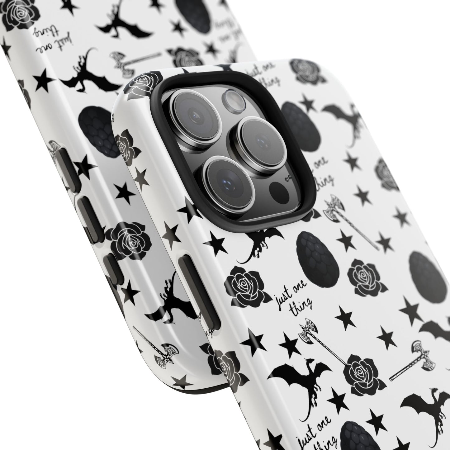 Just One Thing White Tough Phone Cases