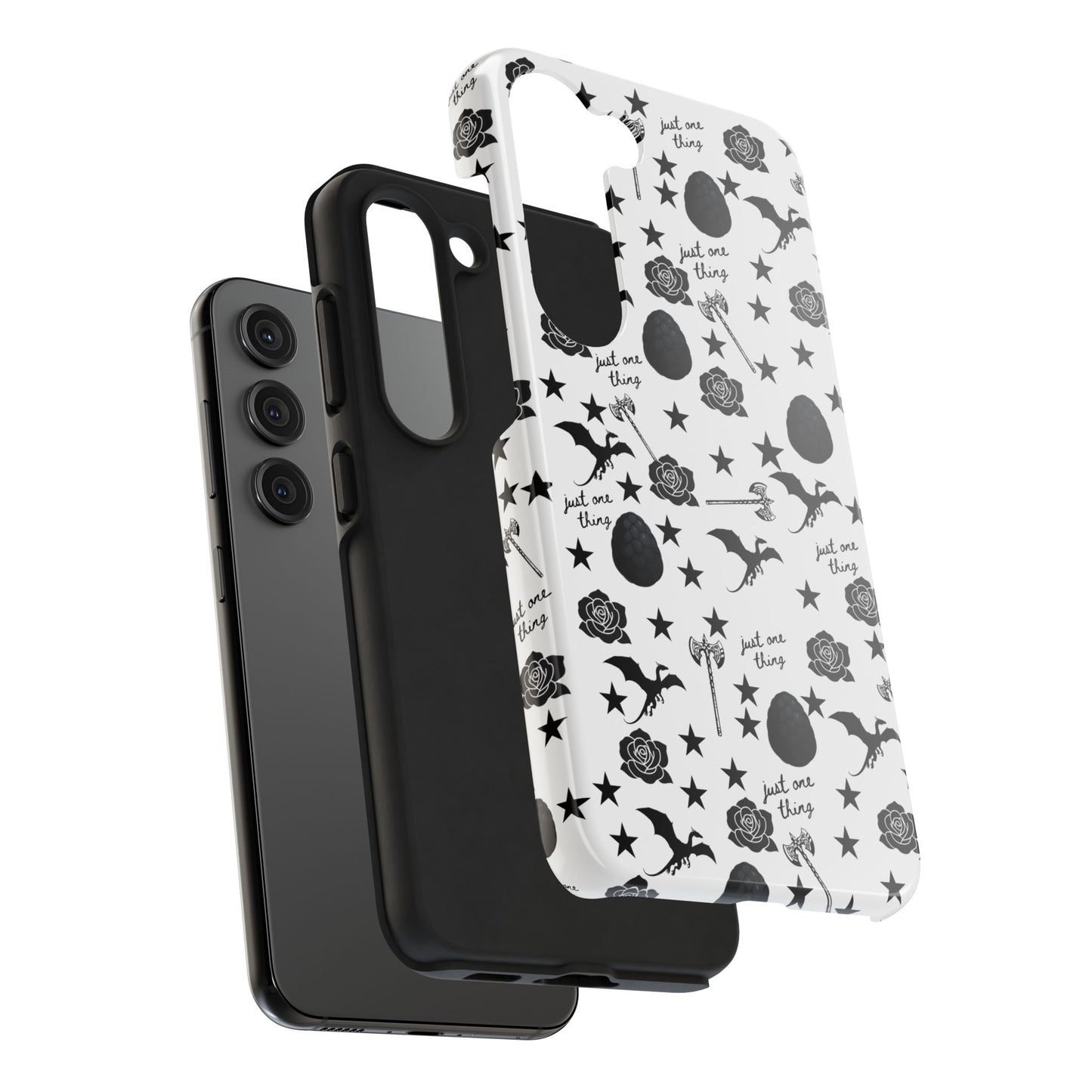 Just One Thing White Tough Phone Cases
