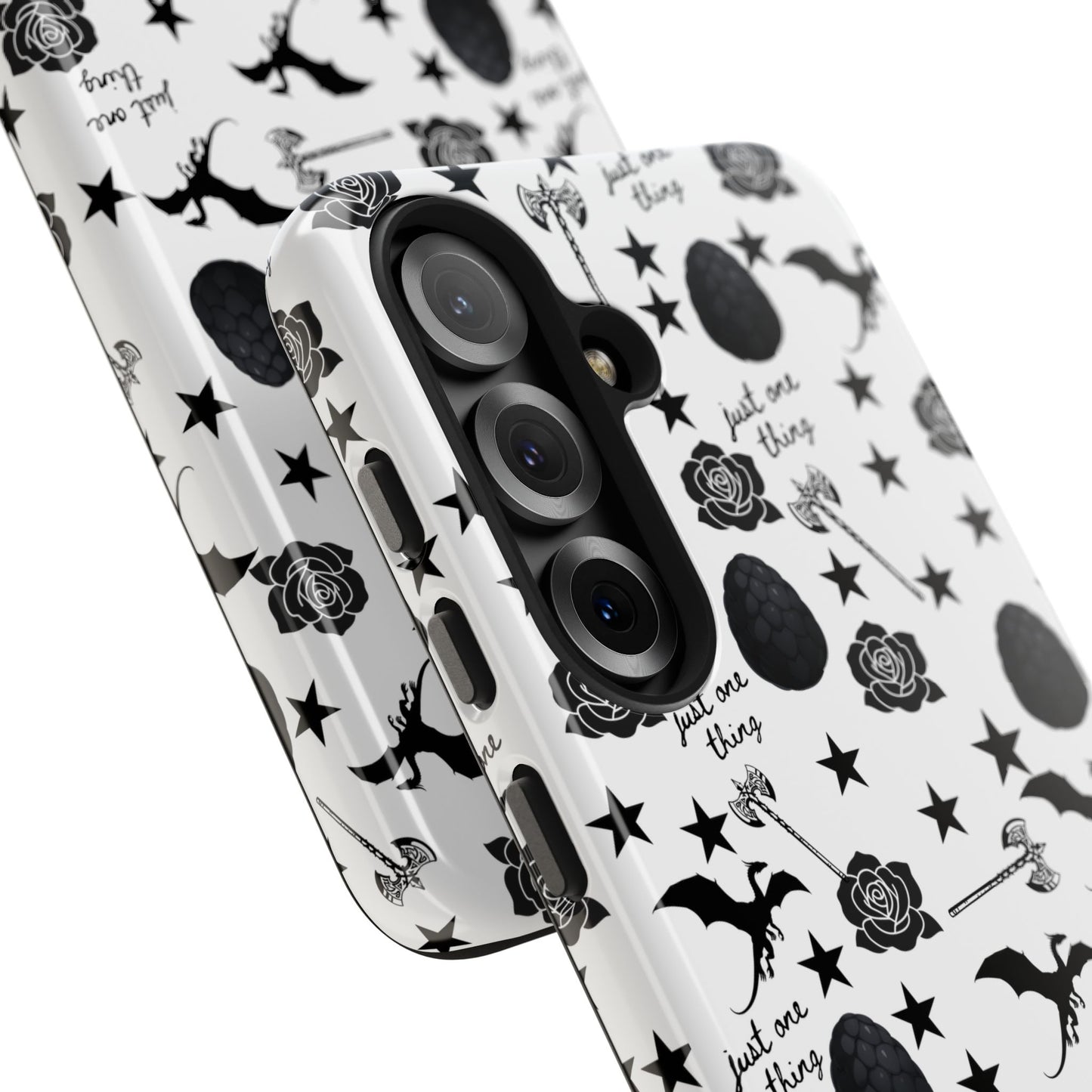 Just One Thing White Tough Phone Cases