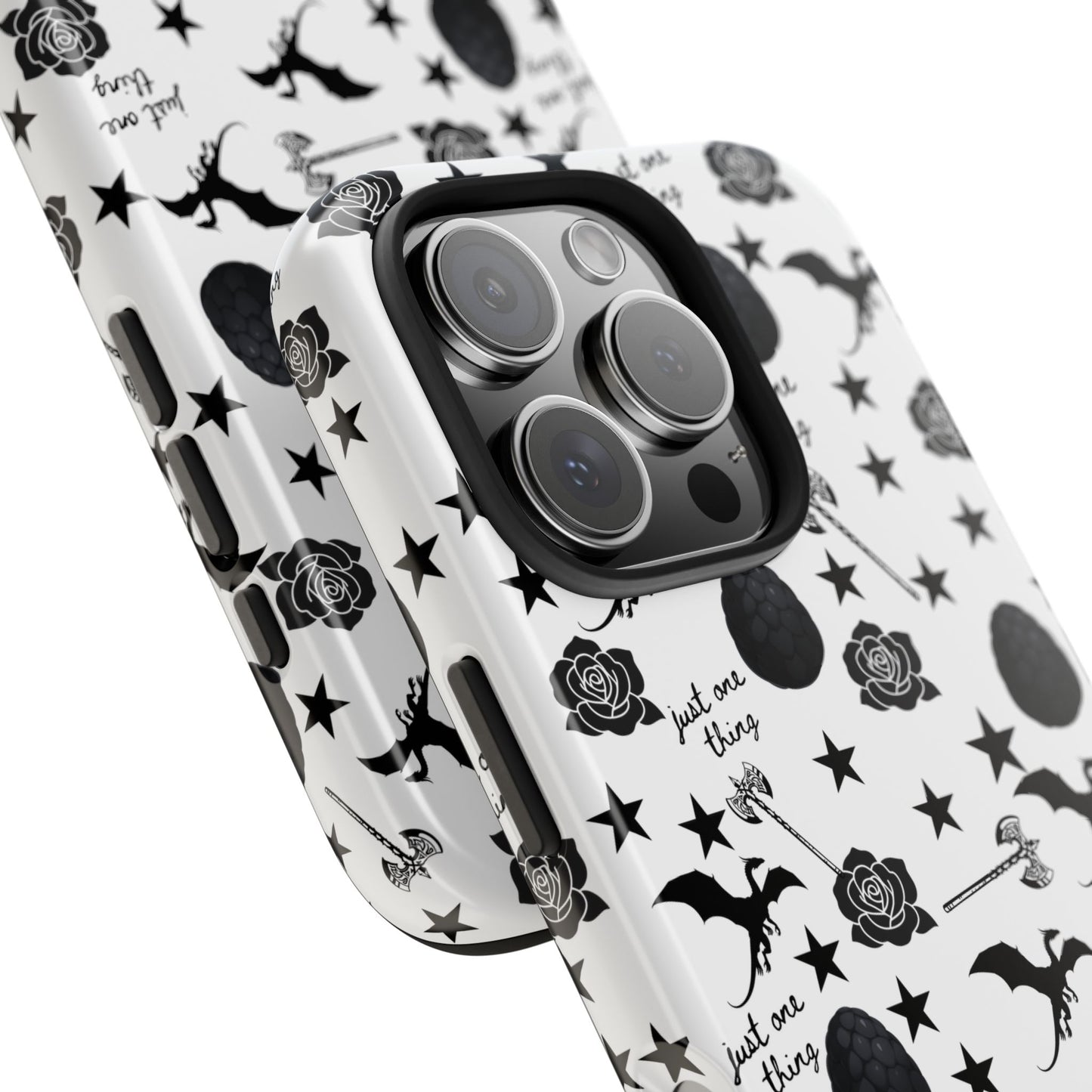 Just One Thing White Tough Phone Cases