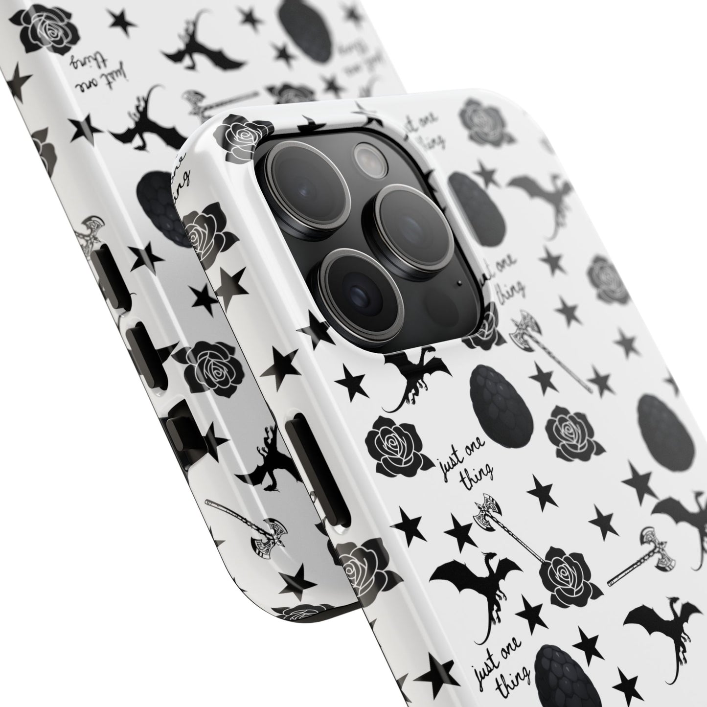 Just One Thing White Tough Phone Cases