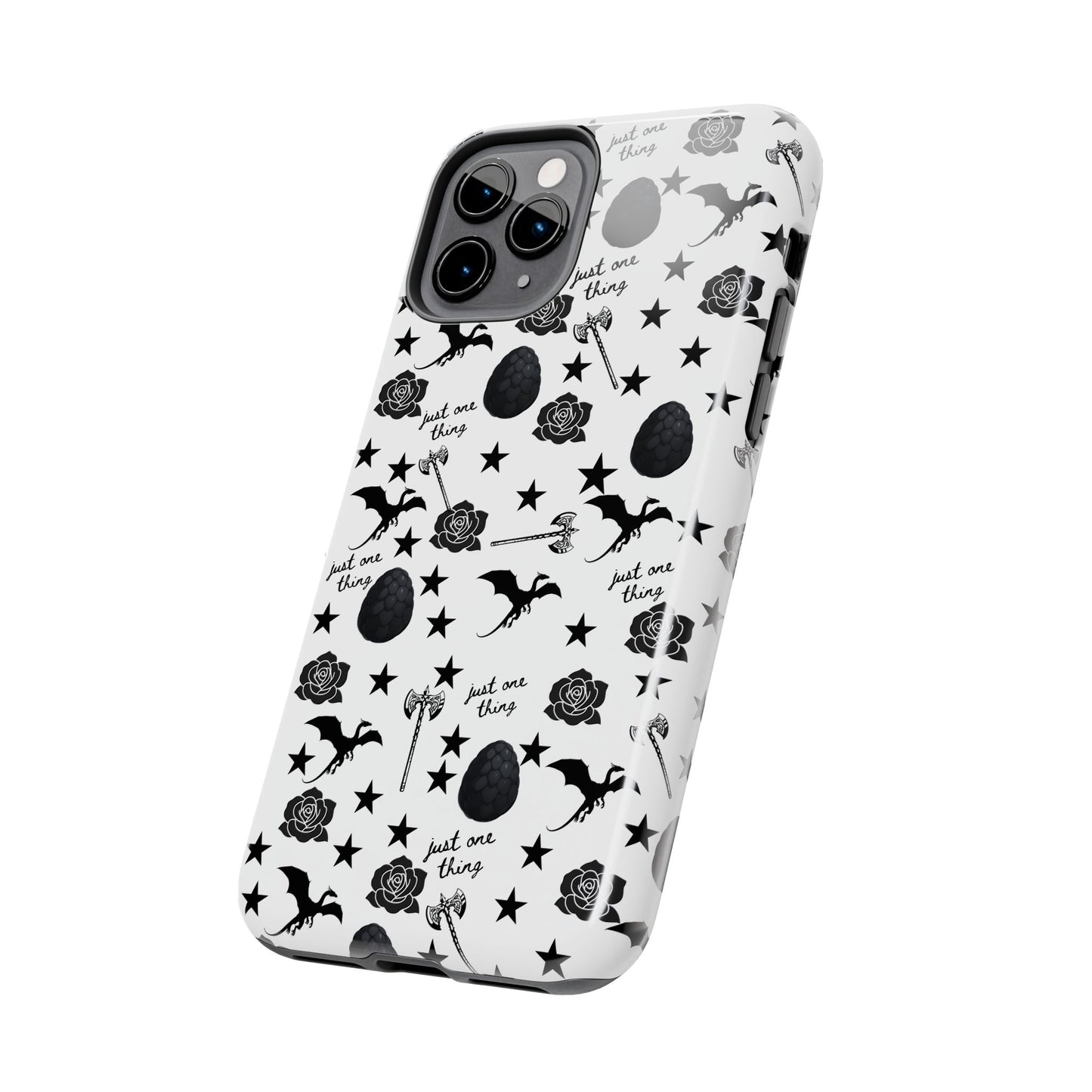 Just One Thing White Tough Phone Cases