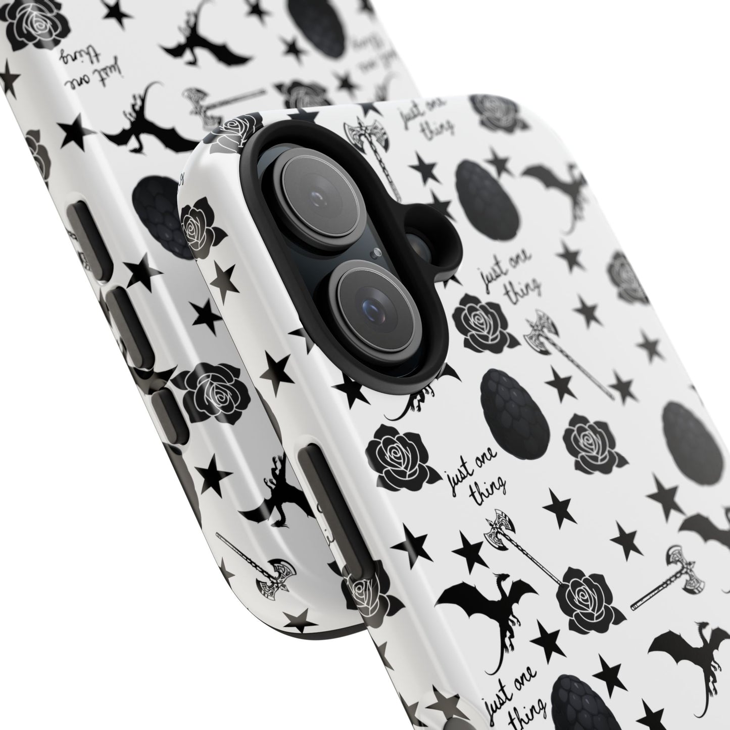 Just One Thing White Tough Phone Cases