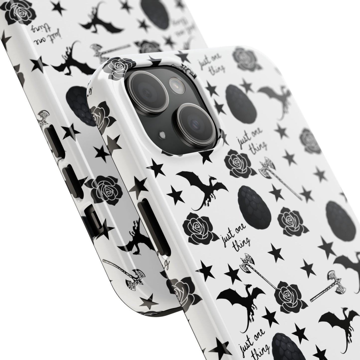 Just One Thing White Tough Phone Cases