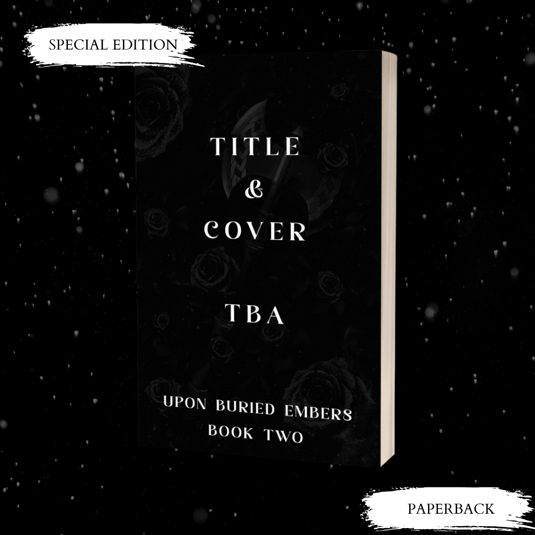 Book 2 - LIMITED Silver Foiled, REDACTED Sprayed Edges Signed Paperback with Bookmark & Artprints