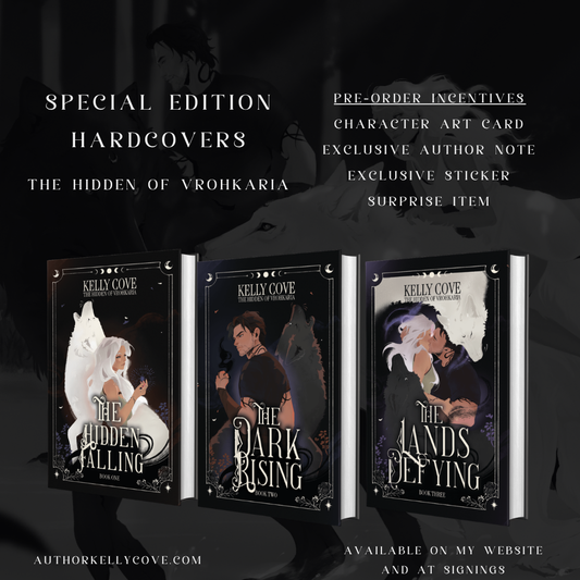PRE-ORDER SPECIAL EDITIONS The Hidden of Vrohkaria Hardcovers